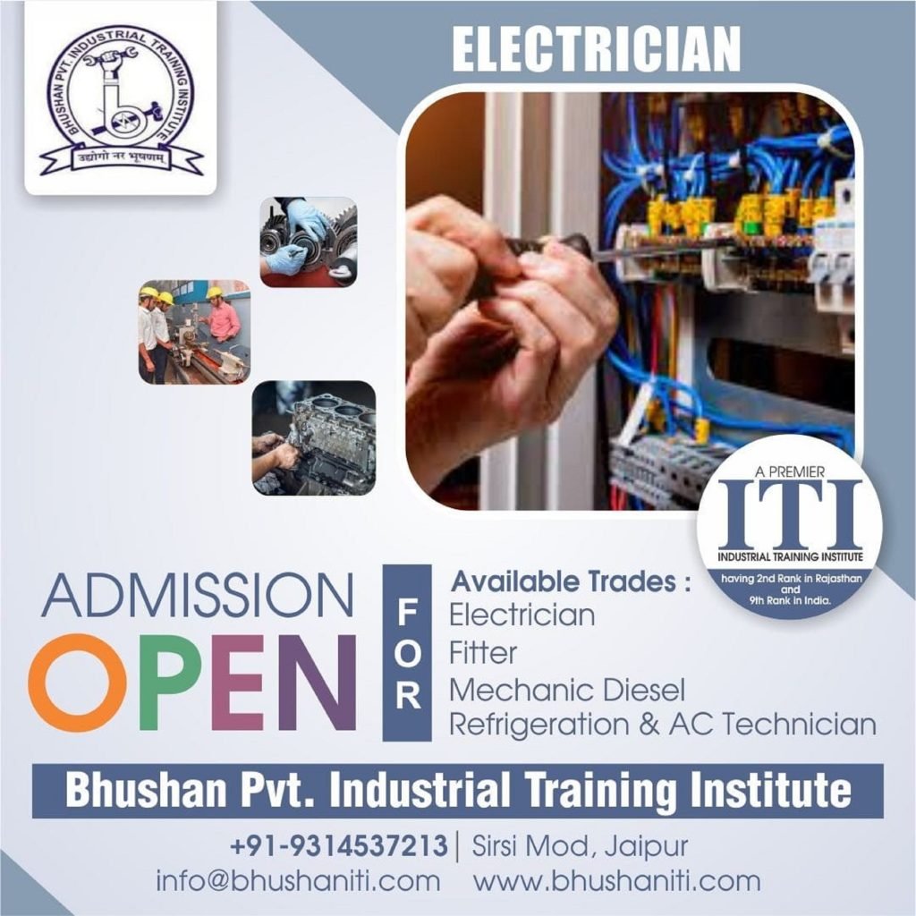 Best Electrician ITI College in Jaipur