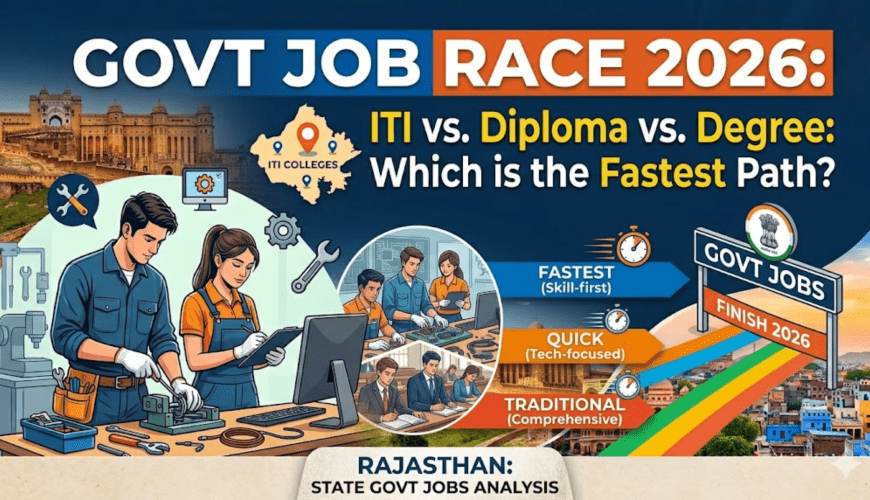 govt job race 2026 iti vs diploma vs degree which is the fastest path