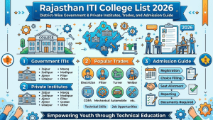 Rajasthan ITI College List 2026: District-Wise Government & Private Institutes, Trades, and Admission Guide