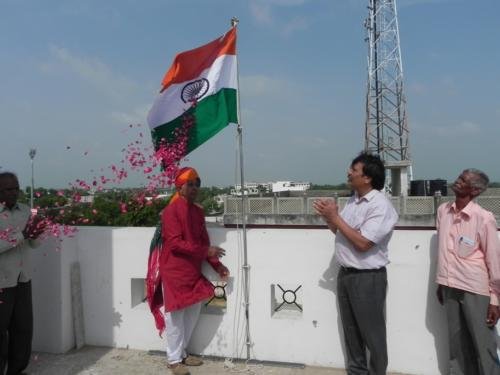 Tricolour Hoisting